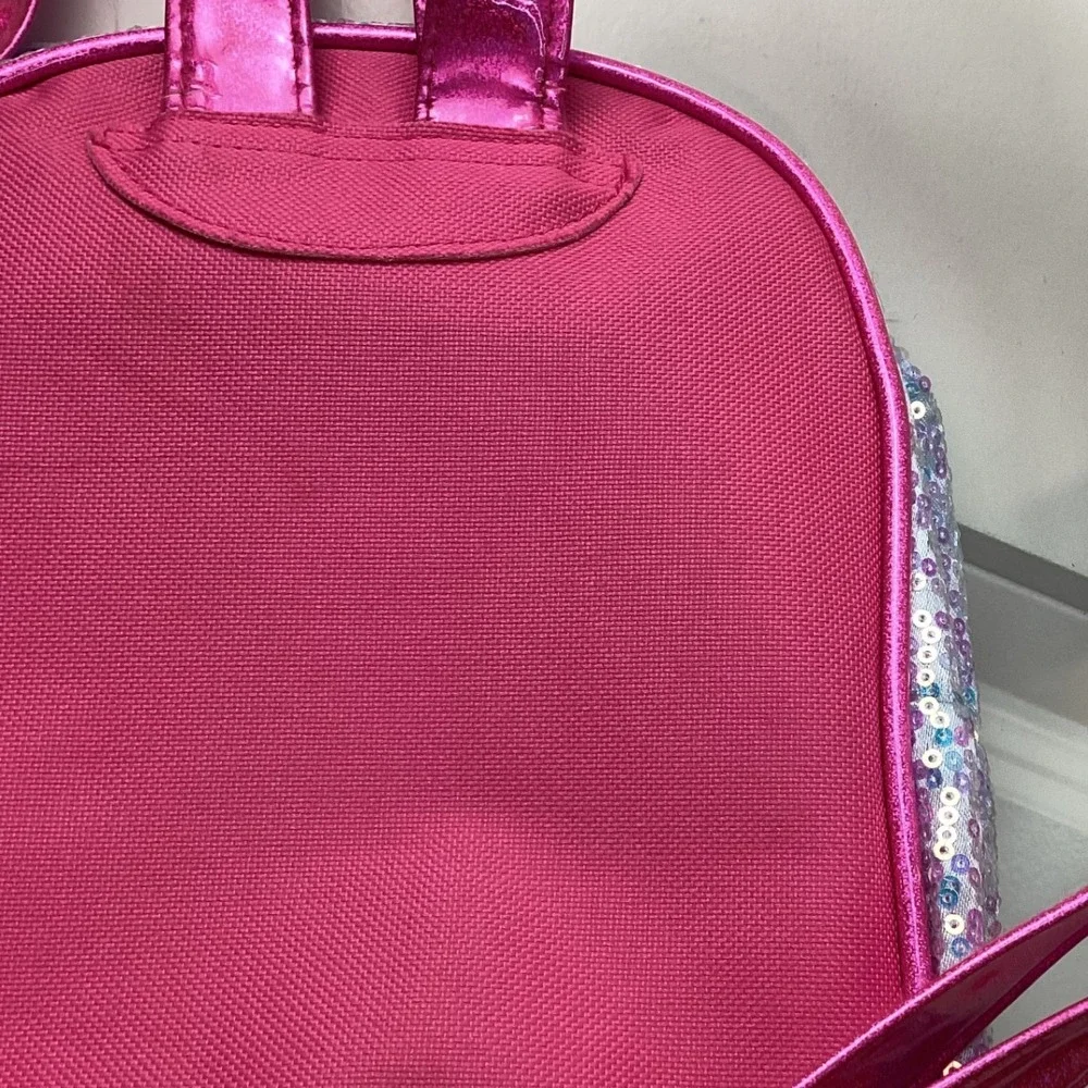 Hello Kitty by Sanrio Mini Backpack Iridescent Sequins Pink silver